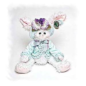  Зайка Bearington в голубом платье и шляпке 