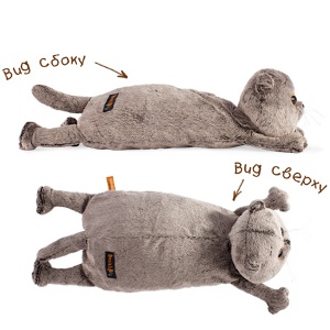 Игрушка мягкая кот Басик кот-подушка (40 см) Игрушка мягкая кот Басик кот-подушка (40 см)