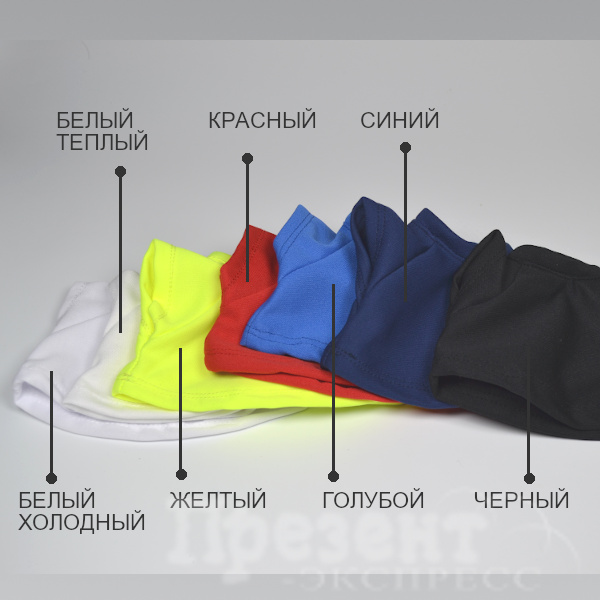 Цвета ткани для футболок  Ткань специально подобрана под DTF-печать